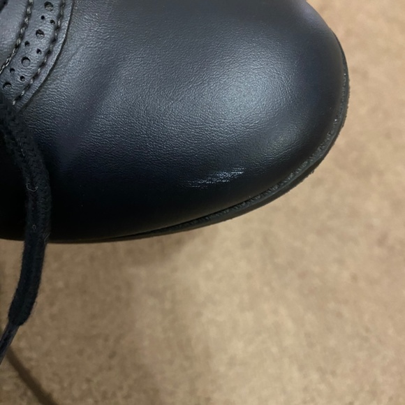 Boys/Youth navy blue dress shoes - Picture 6 of 7